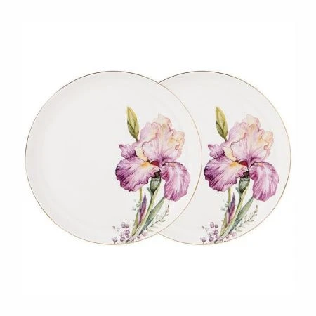 Тарелки мелкие набор 2шт 24см фарфор ИРИС обеденные (24)