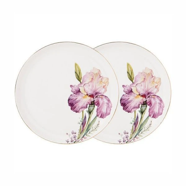 Тарелки мелкие набор 2шт 24см фарфор ИРИС обеденные (24)