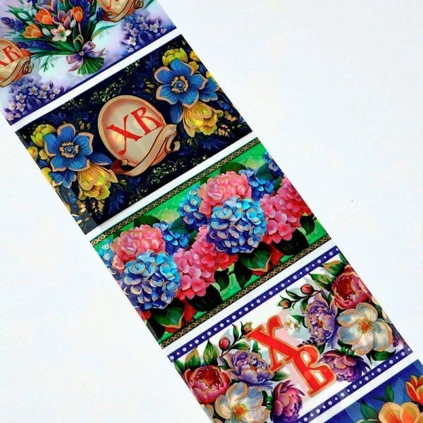 Термопленка для пасхальных яиц Цветы   10860893