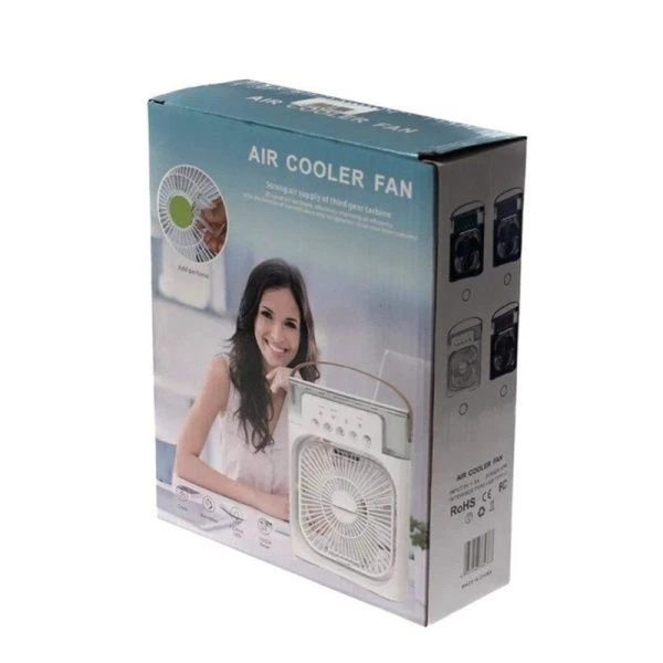 Кондиционер настольный портативный 25*20см (вентилятор, увлажнитель, охладитель воздуха) (24)