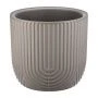 Кашпо 7,8л 280мм пластик РАМОНА со вставкой французcкий серый (1)