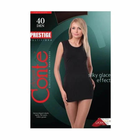 Колготки женские CONTE Prestige 40den, р.4 nero