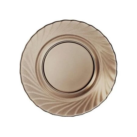 Тарелка глубокая 20,5см стекло ОКЕАН ЭКЛИПС дымчатая (36)