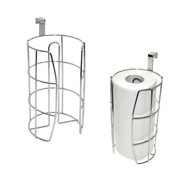 Держатель для бумажных полотенец на рейлинг 22,5*12см металл (12)