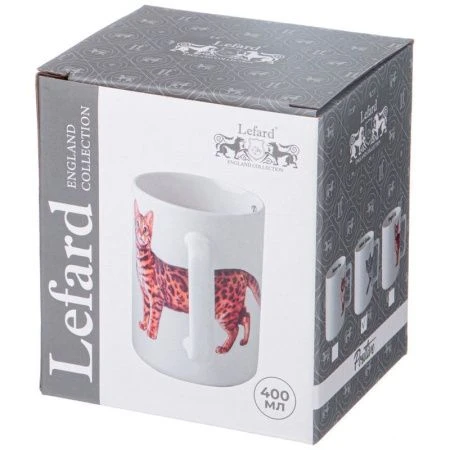 Кружка 400мл 8*7*10,8см фарфор BRISH SHORTHAIR