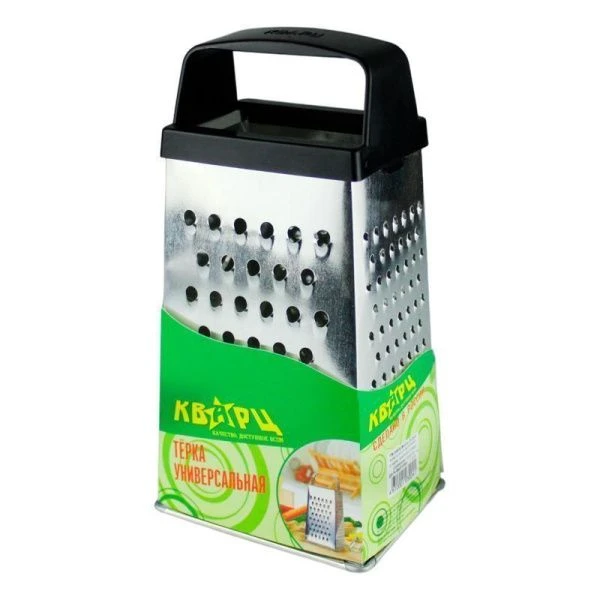 Терка 4 гранная 11*8,5*22см белая жесть К01.000.04 (48)