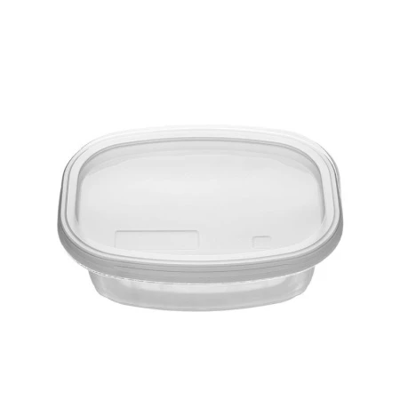 Контейнер одноразовый 250мл 139*102*36мм полистирол прямоугольный прозрачный с крышкой (50/1000) Контейнер одноразовый 250мл 139*102*36мм полистирол прямоугольный прозрачный с крышкой (50/1000)