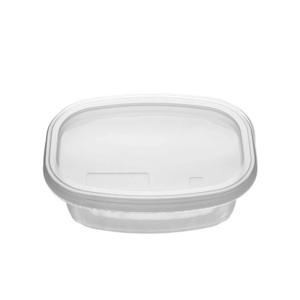 Контейнер одноразовый 250мл 139*102*36мм полистирол прямоугольный прозрачный с крышкой (50/1000) Контейнер одноразовый 250мл 139*102*36мм полистирол прямоугольный прозрачный с крышкой (50/1000)