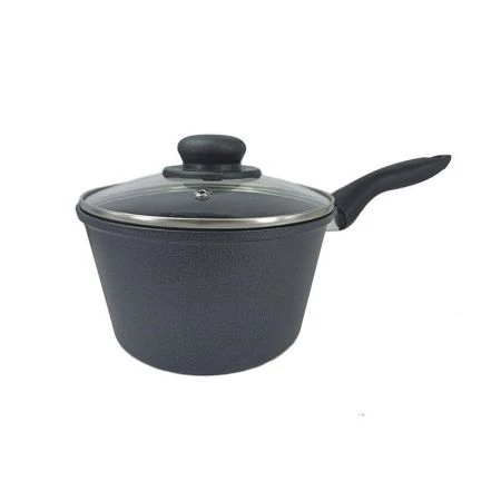 Ковш 2л алюминий АП КуХмистер со стекл.крышкой 20см Dariis RKO-2 (10/4)