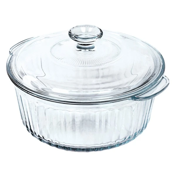 Кастрюля 1,5л стекло рифленая ТМ Appetite GC1500 (12)