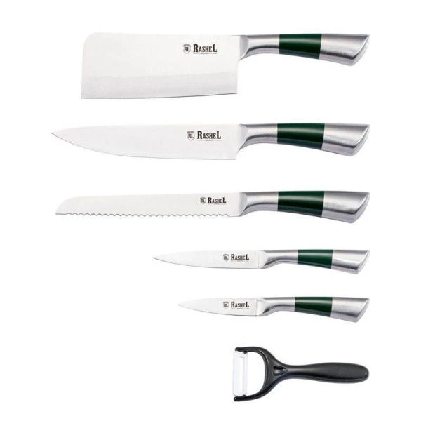 Набор ножей 6пр нерж.сталь на акрил.подставке (6)