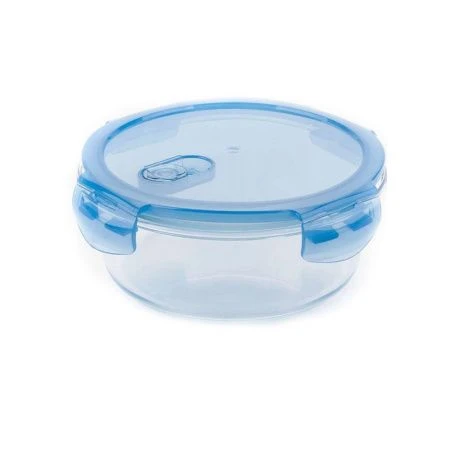 Контейнер пищевой 620мл стекло круглый с пласт.крышкой с клапаном AF-620/BXW-620YTQ (36) 721525