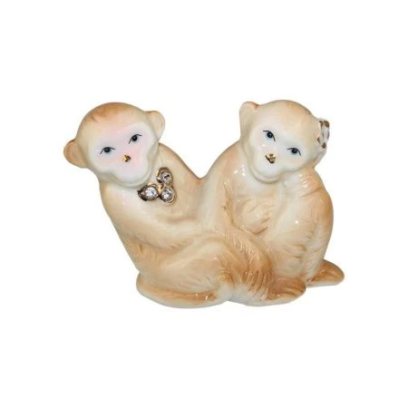 Фигурки Обезьянки фарфор 8*4*5,6см, B2904-4'DIN2793 (1-180)
