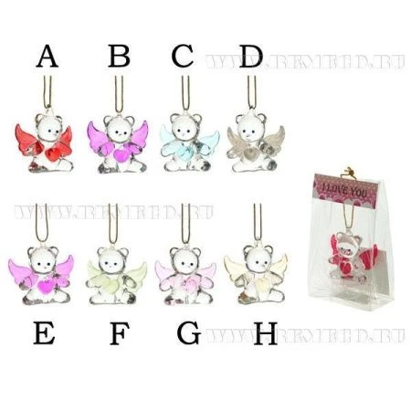 яяяФигурка Мишка, L 4 W 2 H 4см, 8 в.