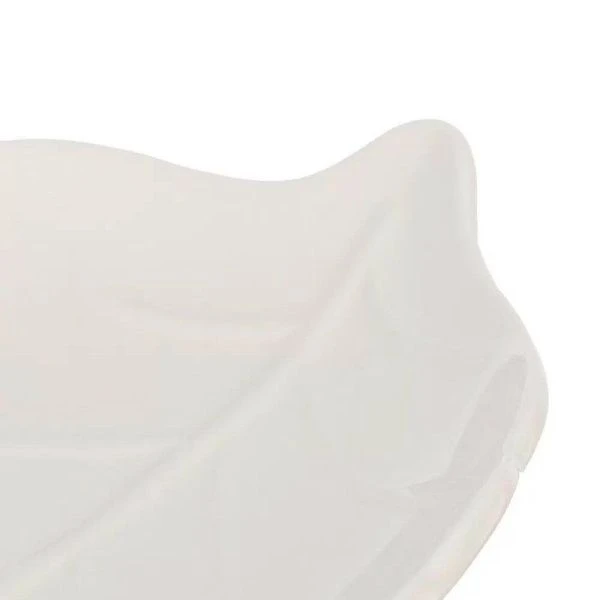 Тарелка обеденная фарфор Native в форме листа 27,7*20,5*2,5 см