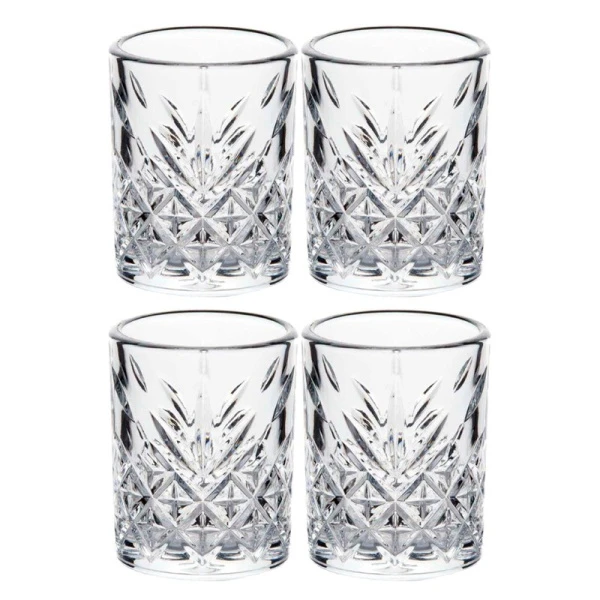 Стопки набор 4шт 62мл стекло ТАЙМЛЕСС (12)