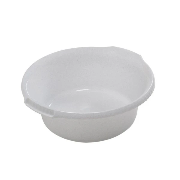 Таз 16л пластик ВОДОЛЕЙ мрамор круглый С613МРА (14)