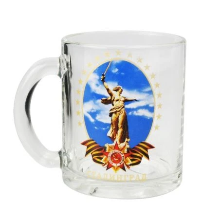 Кружка 320мл стекло МАТЬ РОДИНА 1208 (24)