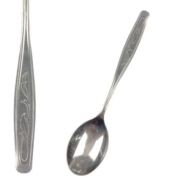 Ложка столовая 19,7см нерж.сталь 18/0 СИЛУЭТ толщ.1мм б/н н01м32 М3 (120)