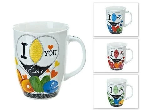 Кружка 340мл фарфор I LOVE YOU (48) Кружка 340мл фарфор I LOVE YOU (48)