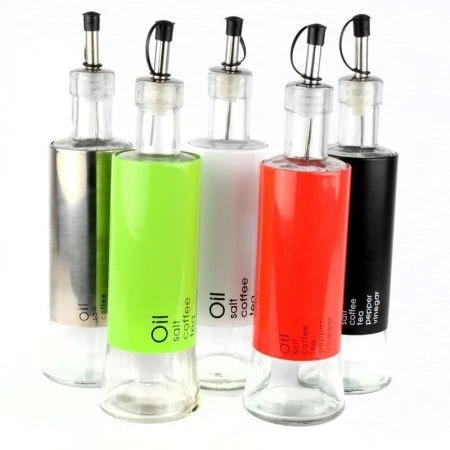 яяяБутылка для масла 500мл 24х7см JC-4784 (5цв.) (48)