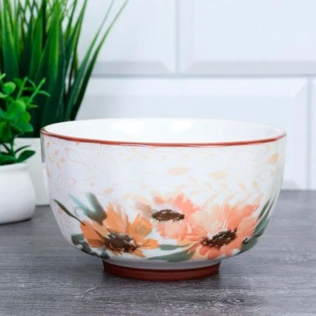 Салатник 450мл фарфор Подсолнух RT-1151 (10/80)