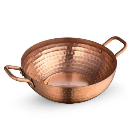 Сковорода сервировочная 14*5см нерж.сталь Bronze Matt глубокая с 2-мя ручками WL-554230/S (6/36)