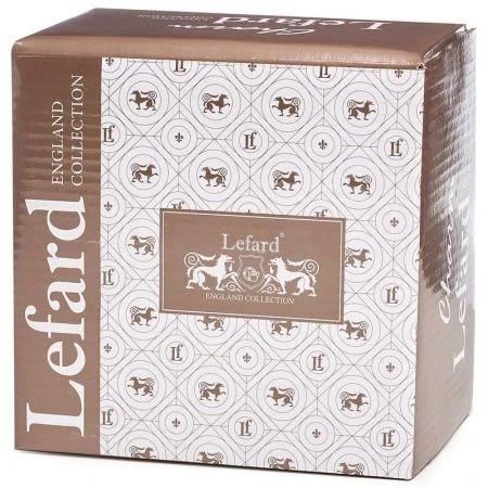 Салатники набор 2шт 600мл 5*6см фарфор Charm с золотой отводкой (18)