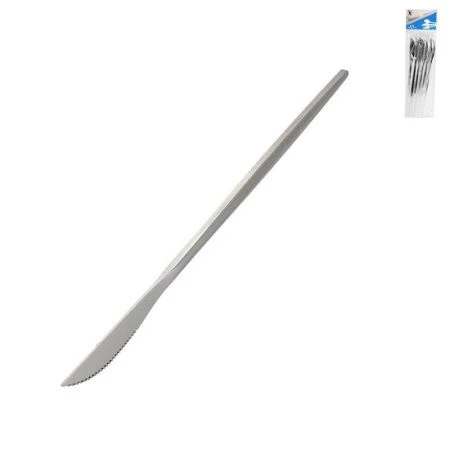 Ножи столовые набор 6шт нерж.сталь (100)