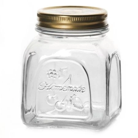 Банка 500мл стекло ХОММЕЙД с мет.крышкой (24)