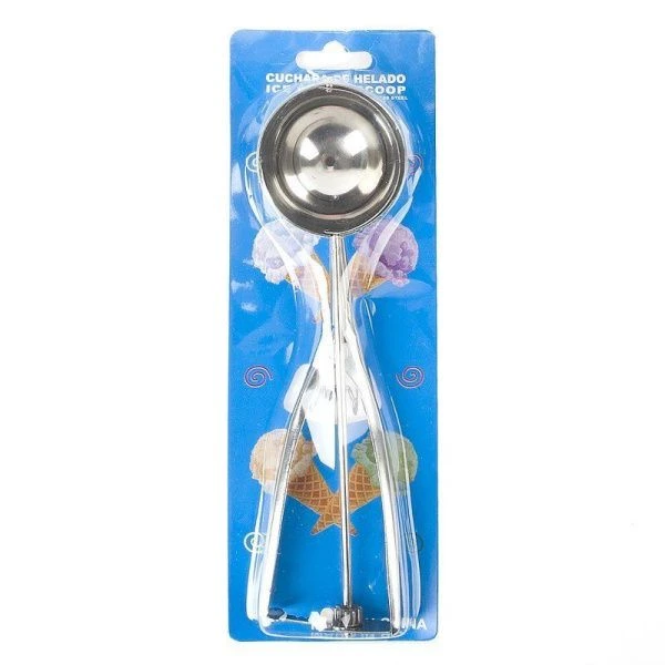 Ложка для мороженого 22*6*3,5см нерж.сталь (144)