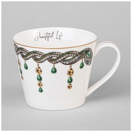 Кружка 450мл фарфор BEAUTIFUL LIFE (24)