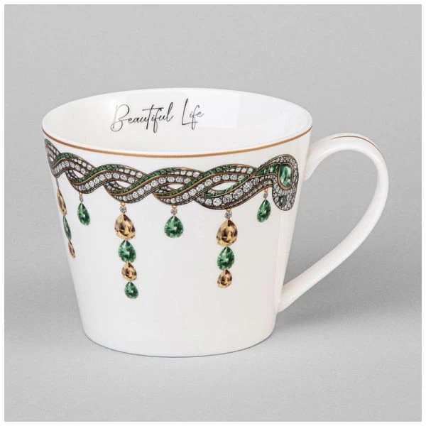Кружка 450мл фарфор BEAUTIFUL LIFE (24)