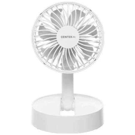 Вентилятор настол.беспроводной  Centek CT-5044 4Вт d10 см 3 скор. USB-кабель Type-C таймер (60)  (