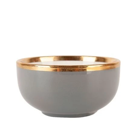 Салатник 400мл 11*5,7см фарфор Royal line. Gray (6/48)