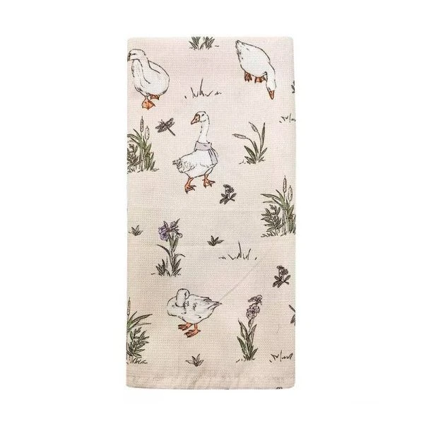 Полотенце кухонное 35*60см вафельное Браво ГУСИ Полотенце кухонное 35*60см вафельное Браво ГУСИ