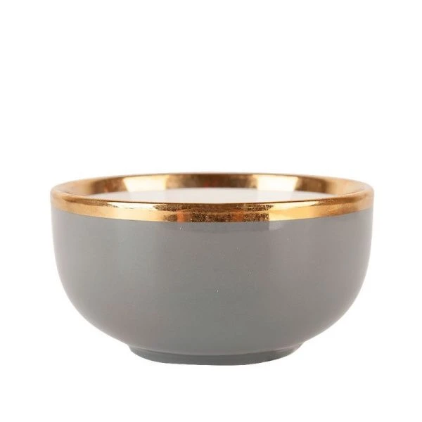 Салатник 400мл 11*5,7см фарфор Royal line. Gray (6/48)