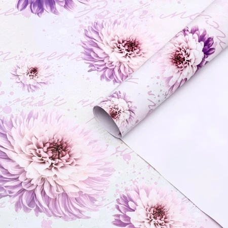 Бумага упаковочная глянцевая 70*100см For you (1)