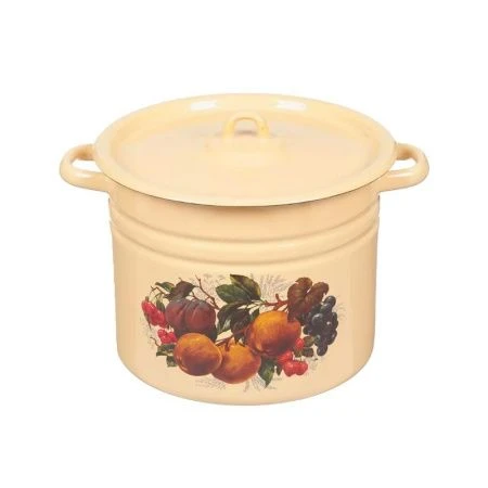 Бак 20л эмаль ваниль с рис. 21-2827/4 (1)