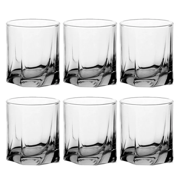 Стаканы набор 6шт 240мл стекло ЛУНА (8)