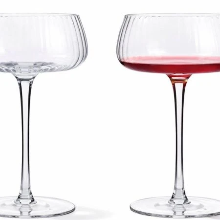 Бокалы для шампанского набор 2шт 250мл 9*8,4*16см стекло Delicate подар.уп CRY39/JC-18284 (12)