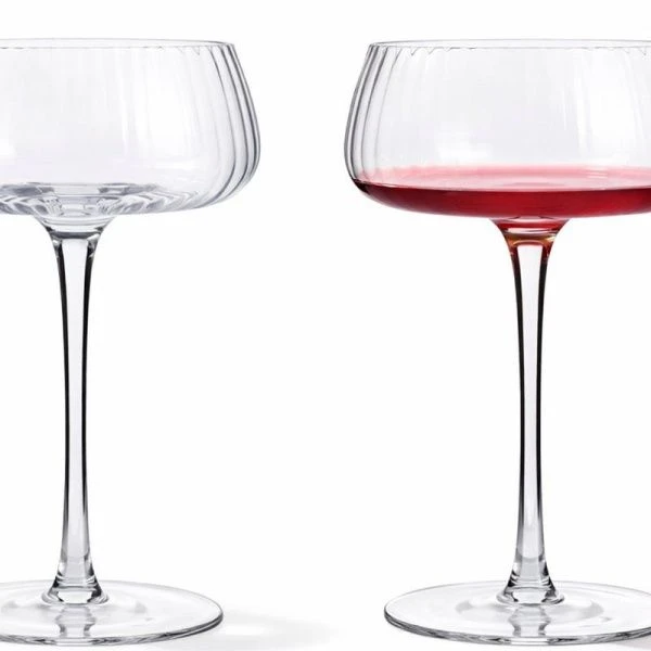 Бокалы для шампанского набор 2шт 250мл 9*8,4*16см стекло Delicate подар.уп CRY39/JC-18284 (12)