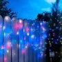 Гирлянда светодиодная на солнечной батарее пластик  САД 100LED медь 11,9м (12)