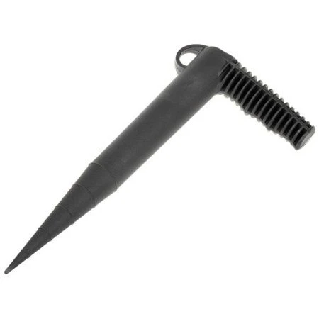 Набор садовых инструментов (совок для пересадки, грабельки, лункообразователь) пластик Черный (12)