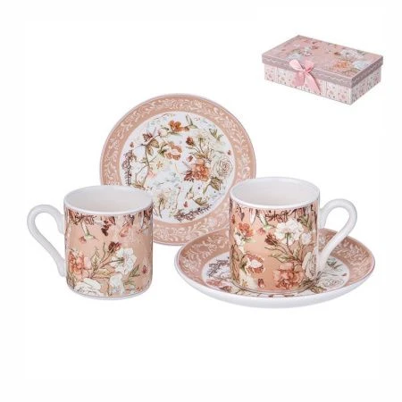 Кофейный набор 4пр фарфор Compliment на 2 персоны 100мл (18)