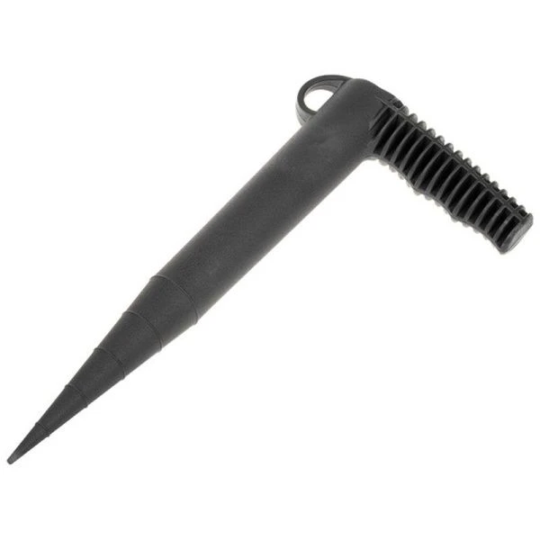 Набор садовых инструментов (совок для пересадки, грабельки, лункообразователь) пластик Черный (12)