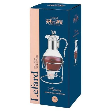 Мармит для напитков 1,6л стекло/металл ОХОТА (4)