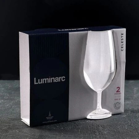 Бокалы для пива набор 2шт 580мл стекло СЕЛЕСТ Р3249 (3)