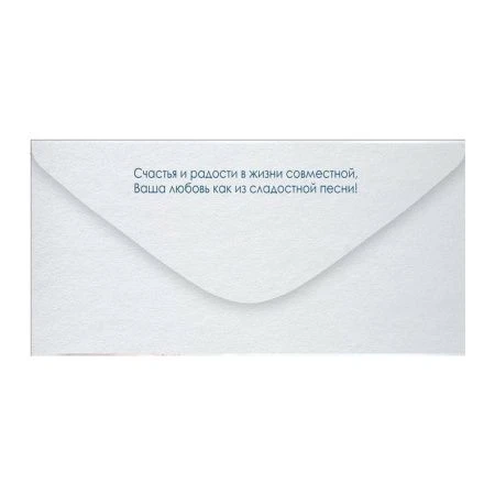Конверт для денег 16,8*8,4см В День свадьбы (10)