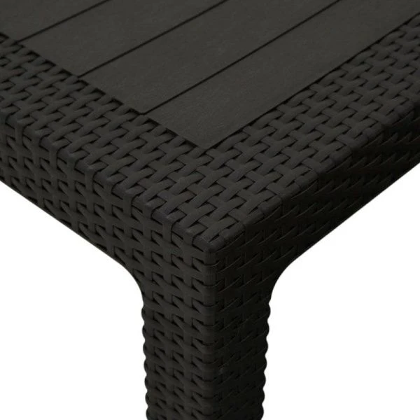 Стол 1605*945*750мм пластик прямоугольный Rodos венге (1)